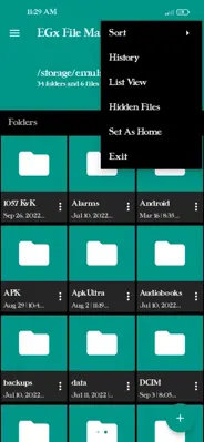 EGx File Manager android App screenshot 2